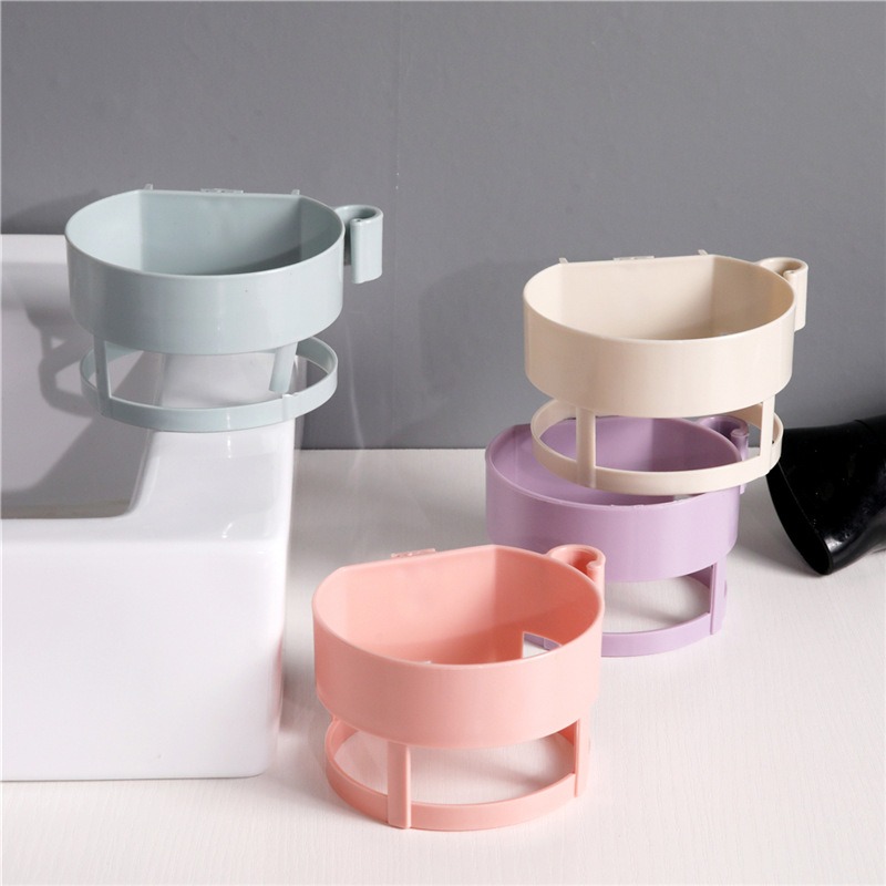 ★ 現貨在台 24H內出貨 ★【伊代】吹風機架 掛架 多功能吹風機架 免釘 吹風機收納架 收納架 置物架 壁掛架-細節圖3