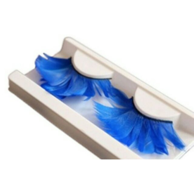 【伊代】 羽毛 美妝 假睫毛 造型 誇張假睫毛 舞臺 夜店 派對 羽毛假睫毛 飄斑點 純手工 睫毛 美容乙級 比賽 婚紗-細節圖4