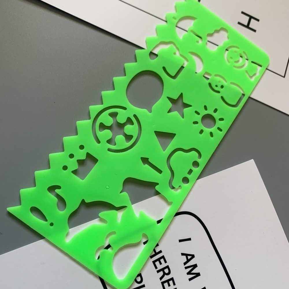 【伊代】 畫尺 繪圖尺 繪畫尺 畫圖尺 萬花尺 繪畫模板 畫圖模板 畫畫尺 圖形尺 花邊尺 速畫板-細節圖4