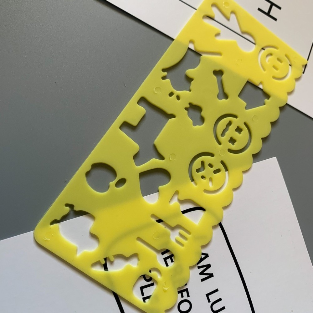 【伊代】 畫尺 繪圖尺 繪畫尺 畫圖尺 萬花尺 繪畫模板 畫圖模板 畫畫尺 圖形尺 花邊尺 速畫板-細節圖5