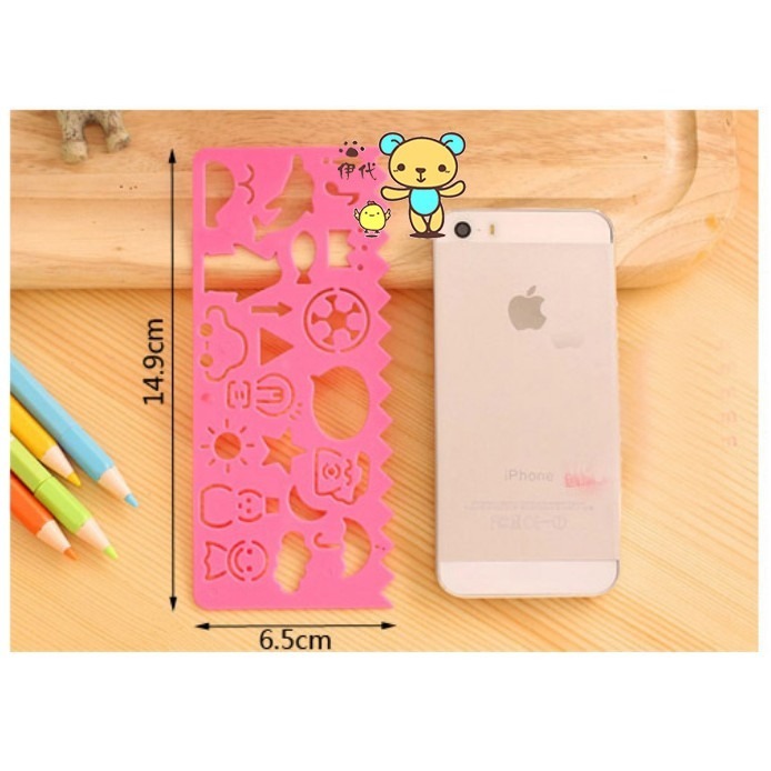 【伊代】 畫尺 繪圖尺 繪畫尺 畫圖尺 萬花尺 繪畫模板 畫圖模板 畫畫尺 圖形尺 花邊尺 速畫板-細節圖8