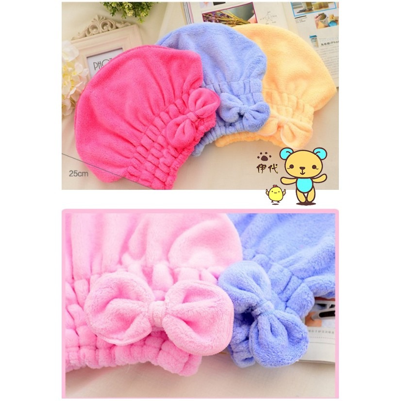 ★ 現貨在台 24H內出貨 ★【伊代】乾髮帽 浴帽 包頭帽 包頭巾 珊瑚絨 吸水頭巾 包頭乾法巾 擦髮帽 乾髮巾 超吸水-細節圖7