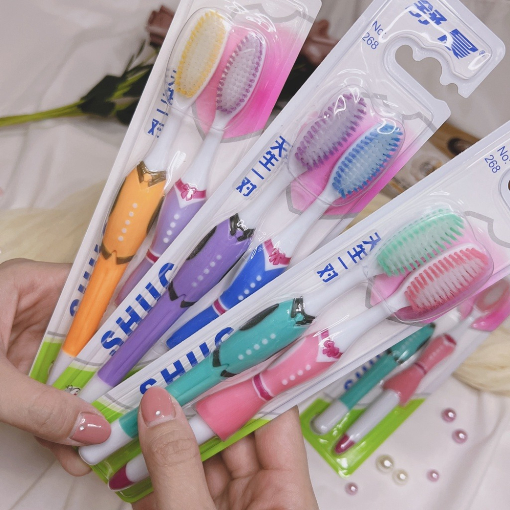 ★ 現貨在台 24H內出貨 ★【伊代】牙刷 天生一對 情侶牙刷 軟毛牙刷 成人牙刷 2支裝-細節圖3