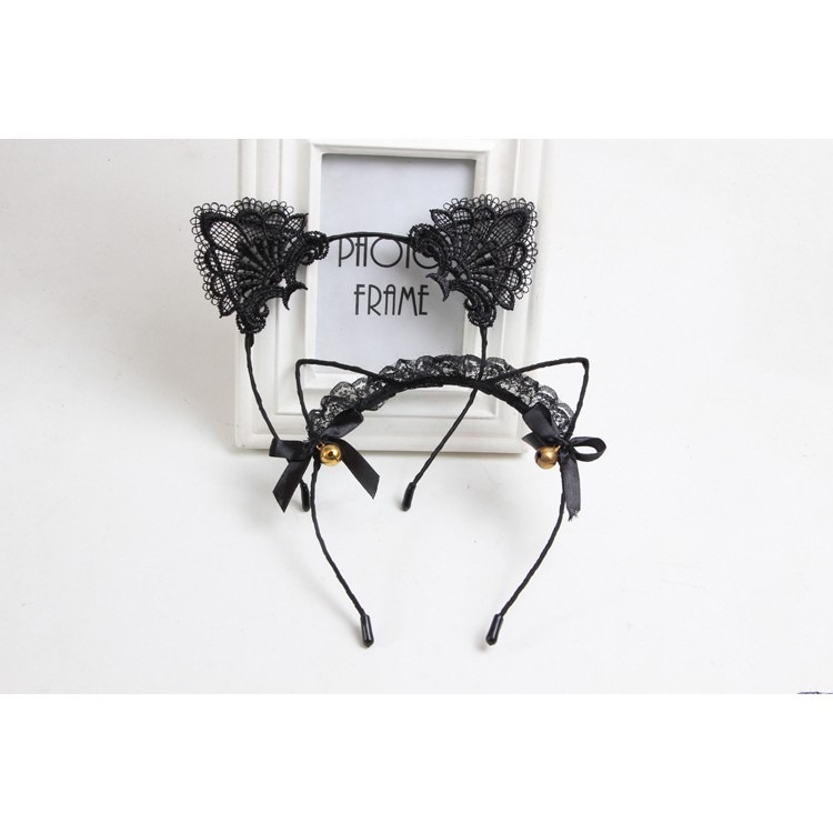 ★ 現貨在台 24H內出貨 ★【伊代】蕾絲髮箍 貓耳髮箍 髮箍 性感髮箍 耳朵髮箍 蕾絲性感髮箍 蕾絲貓耳髮箍 貓咪髮箍-細節圖3