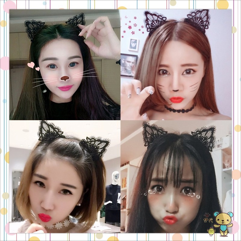 ★ 現貨在台 24H內出貨 ★【伊代】蕾絲髮箍 貓耳髮箍 髮箍 性感髮箍 耳朵髮箍 蕾絲性感髮箍 蕾絲貓耳髮箍 貓咪髮箍-細節圖6