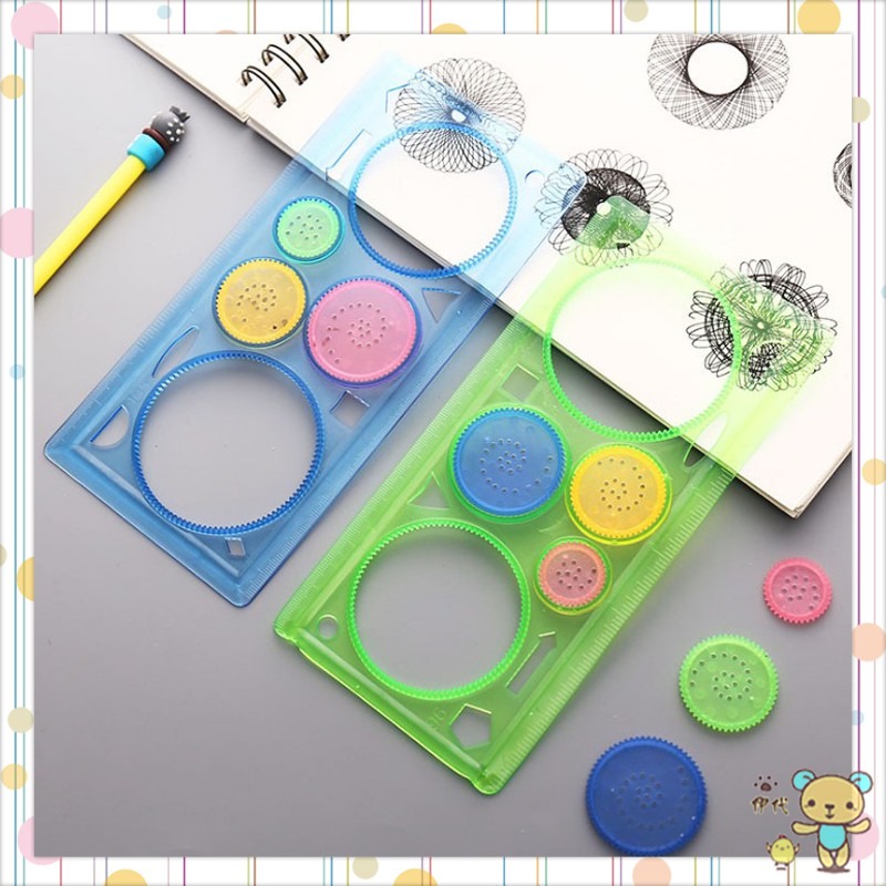 ★ 現貨在台 24H內出貨 ★【伊代】萬花尺 圈圈尺 幾何圖形尺 圖形尺 畫圖尺 繪圖尺 圖畫尺 造型尺 齒輪尺-細節圖3