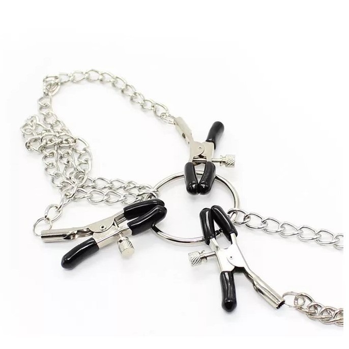 ★ 現貨在台 24H內出貨 ★【伊代】情趣乳夾 乳夾 乳頭夾 乳頭夾子 陰蒂夾 SM 情趣用品 三頭乳夾 四頭乳夾-細節圖4