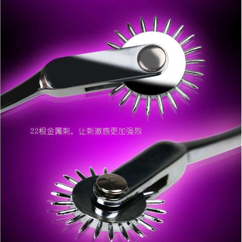 ★ 現貨在台 24H內出貨 ★【伊代】成人 刺激 滾輪 另類玩具 挑逗乳房 舌頭 陰蒂 陽具 金屬針刺-細節圖6