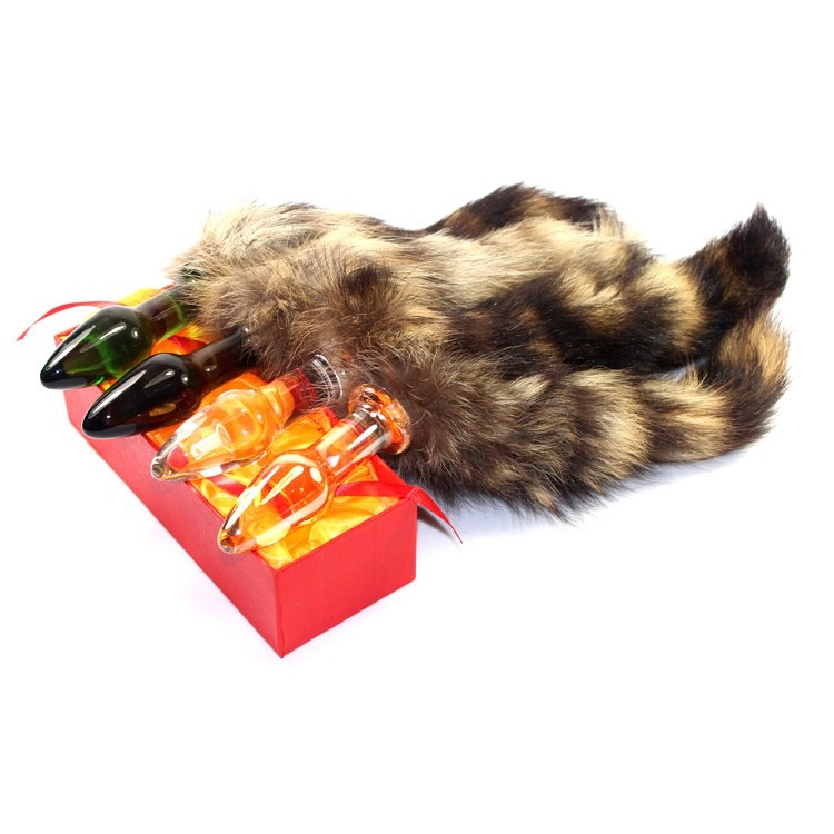 ★ 現貨在台 24H內出貨 ★【伊代】錐形 瑪瑙琥珀 肛塞 肛塞 狐狸尾巴 尾巴肛塞 成人 情趣 後庭-細節圖2