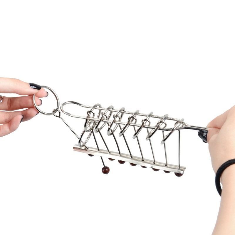 ★ 現貨在台 24H內出貨 ★【伊代】九連環 解鎖玩具 智力解環 智力玩具 益智玩具 中國環-細節圖5