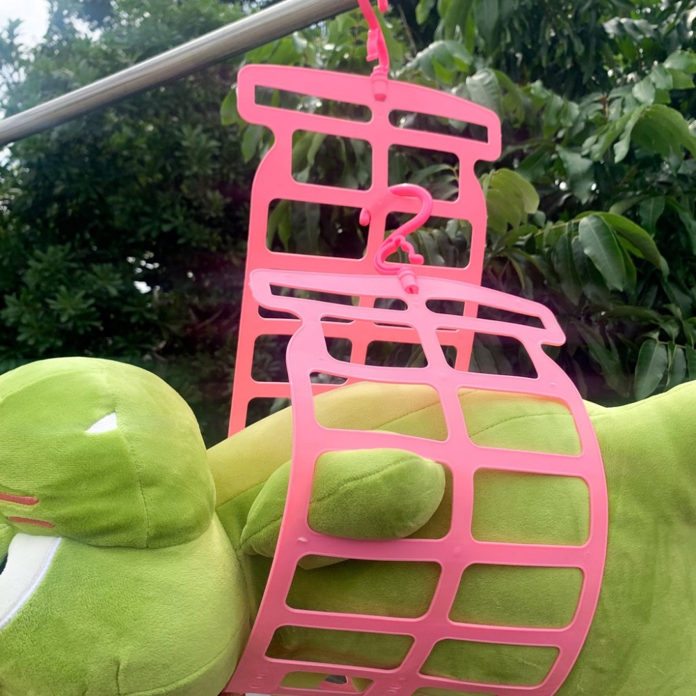 ★ 現貨在台 24H內出貨 ★【伊代】曬枕頭架 曬枕頭網 晾枕頭架 晾枕頭網 衣架 掛衣架 曬衣架 多功能雙勾曬晾架-細節圖4