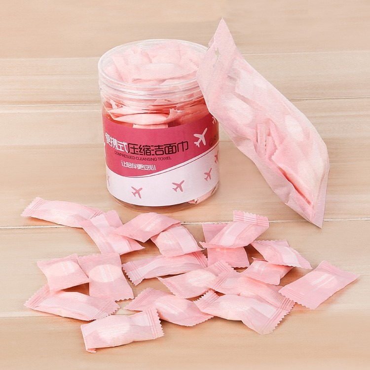 ★ 現貨在台 24H內出貨 ★【伊代】迷你 洗臉巾 洗臉布 旅行洗臉巾 一次性洗臉巾 壓縮洗臉巾 壓縮毛巾 潔面巾-細節圖2
