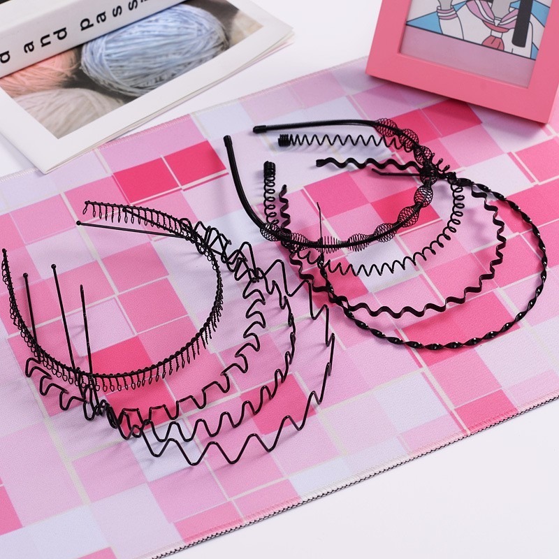 ★ 現貨在台 24H內出貨 ★【伊代】造型髮箍 髮箍 波浪髮箍 髮飾 固定頭髮 大背頭 洗臉髮箍 運動髮箍 男女髮箍-細節圖3