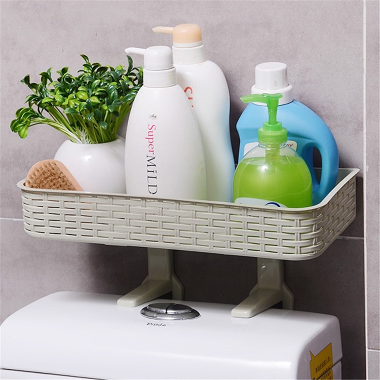 【伊代】多功能收納架 馬桶置物架 馬桶置物架 衛浴雜物架 懸掛收納架 衛浴收納架 收納籃 置物架 馬桶架-細節圖2