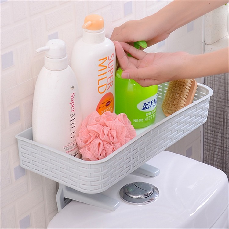 【伊代】多功能收納架 馬桶置物架 馬桶置物架 衛浴雜物架 懸掛收納架 衛浴收納架 收納籃 置物架 馬桶架-細節圖4