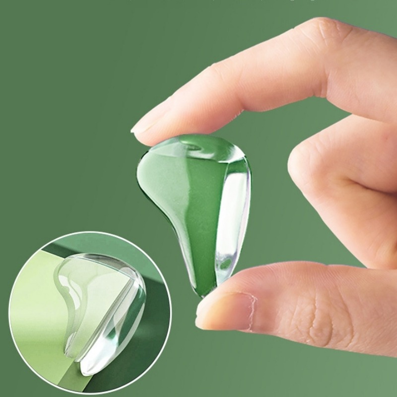 水滴透明硅膠防撞角 寶寶防磕碰 安全保護 桌角 緩沖 護角墊 防撞貼 防護用品-細節圖3