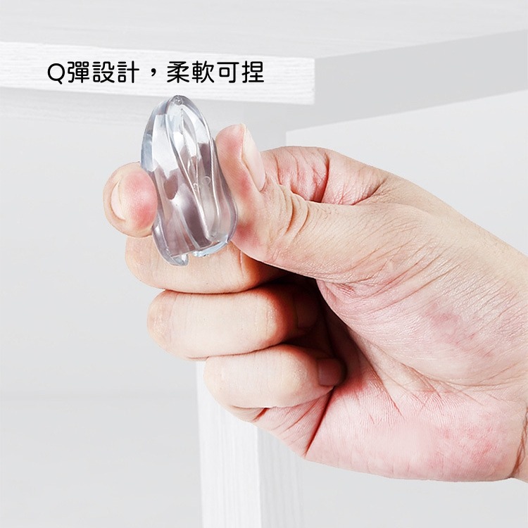 水滴透明硅膠防撞角 寶寶防磕碰 安全保護 桌角 緩沖 護角墊 防撞貼 防護用品-細節圖5