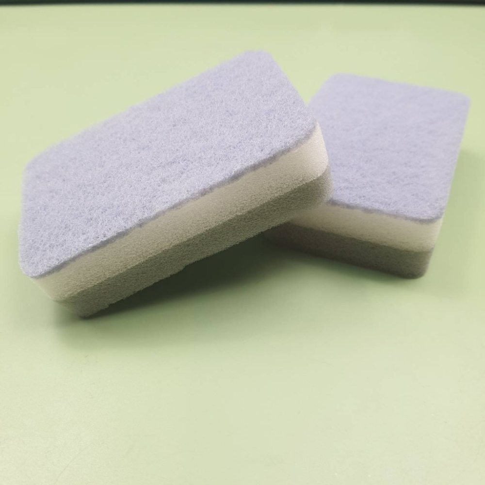 海綿擦 加厚灰白洗碗海綿 廚房家用清潔海綿塊 洗碗布抹布 菜瓜布 洗碗海綿-細節圖3