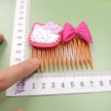 頭飾 插梳 寶寶瀏海 防滑整理髮卡 碎髮梳 兒童髮飾 髮梳 後腦勺碎發髮夾 倒插梳 大人碎髮梳-規格圖2