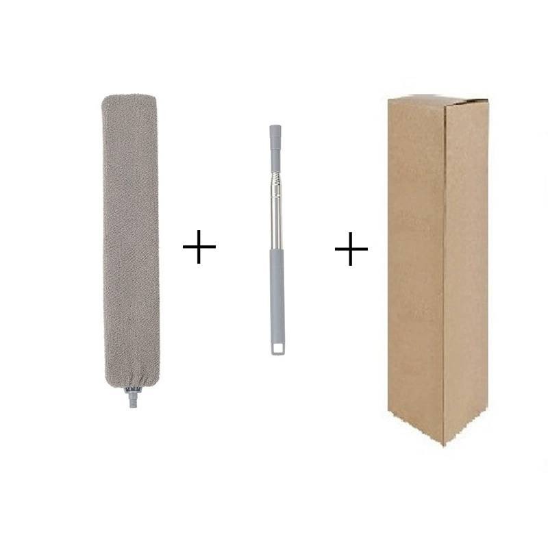 可伸縮加長 縫隙刷 屋頂 除塵刷 家用清潔神器 床底清掃 灰塵撣 除塵刷 清潔用品-細節圖3