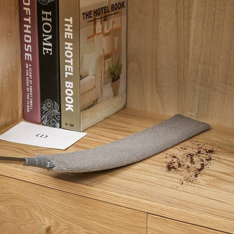 可伸縮加長 縫隙刷 屋頂 除塵刷 家用清潔神器 床底清掃 灰塵撣 除塵刷 清潔用品-細節圖6