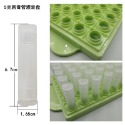 DIY 潤唇膏管灌裝 模具 5克唇膏管 灌裝盤 42孔 直灌 口蠟管 灌裝模具 唇膏管-規格圖5