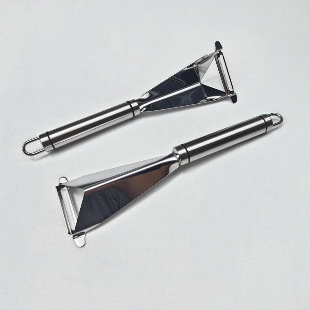 蘋果三角推刀 水果不銹鋼花式果盤刀 創意雕刻 餐廳擺盤切蘋果 推刀-細節圖6