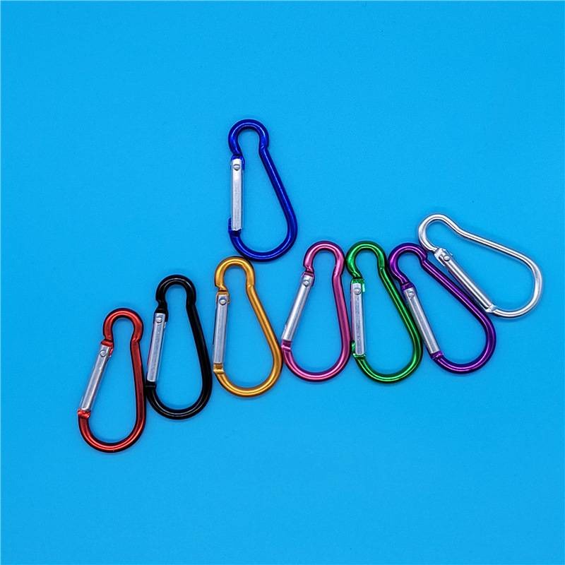 登山扣 葫蘆型爬山扣 D型扣 戶外箱包掛扣鉤 登山包扣 鑰匙扣 背包掛扣 鑰匙圈-細節圖5