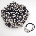 珍珠髮圈(黑)❤️1個價(100個一綑)