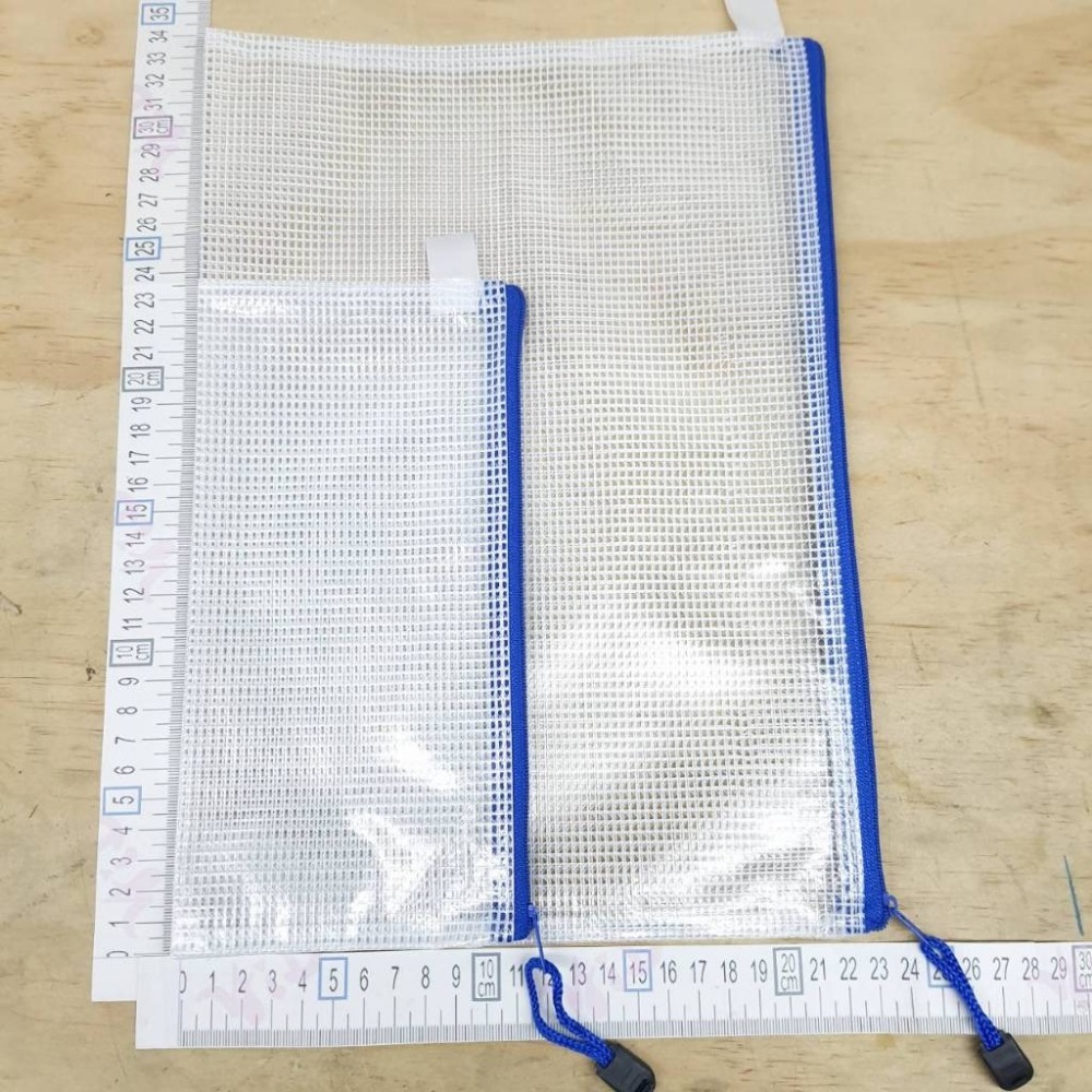 ★現貨在台 24H內出貨★A4網格透明拉鍊袋 資料袋 拉鍊袋 文件袋 網格收納袋 網格拉鍊袋 拉鍊滑順【伊代企業社】-細節圖6