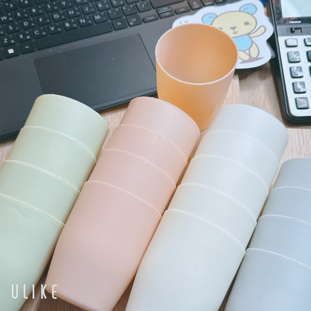 簡約素色牙刷杯 情侶漱口杯 洗漱杯 旅行牙杯 防摔塑膠杯 居家洗臉杯 多色可選 伊代企業社-細節圖2