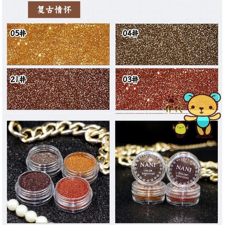 【清倉】 單色珠光眼影 亮片眼影 粉質閃粉眼影 打亮眼影 高光眼影 小煙燻眼影 伊代企業社-細節圖8