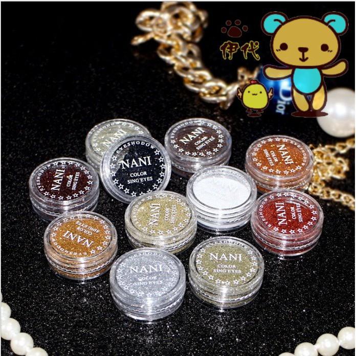 【清倉】 單色珠光眼影 亮片眼影 粉質閃粉眼影 打亮眼影 高光眼影 小煙燻眼影 伊代企業社-細節圖9