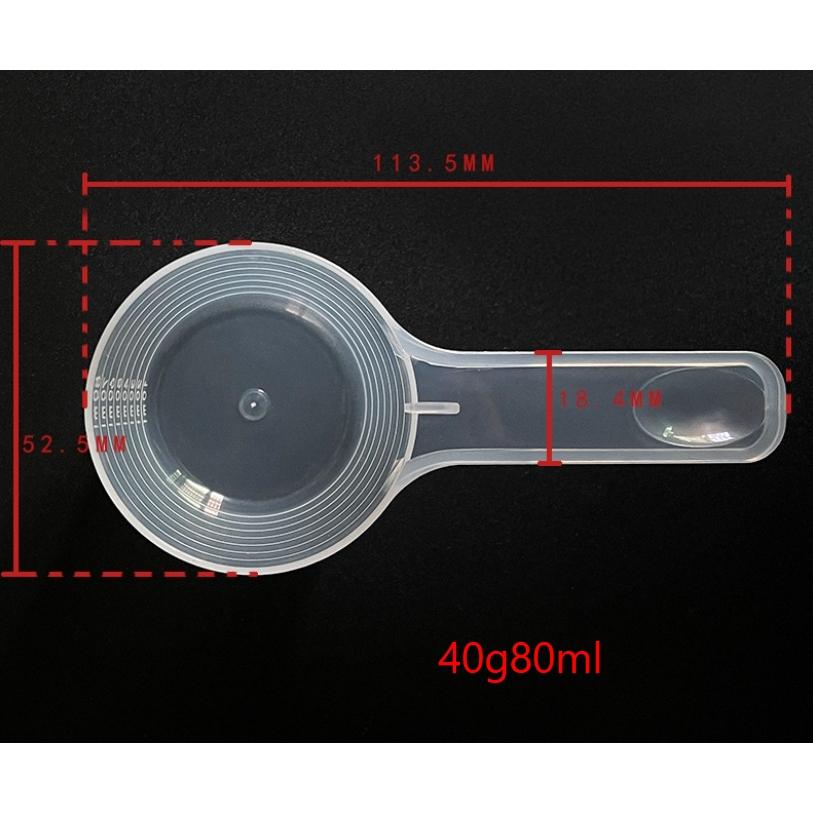 奶粉勺 量勺 量匙 奶粉湯匙 附毫升刻度 烘焙量勺 塑膠20g/25g/30g/50ml/60ml 伊代企業社-細節圖2