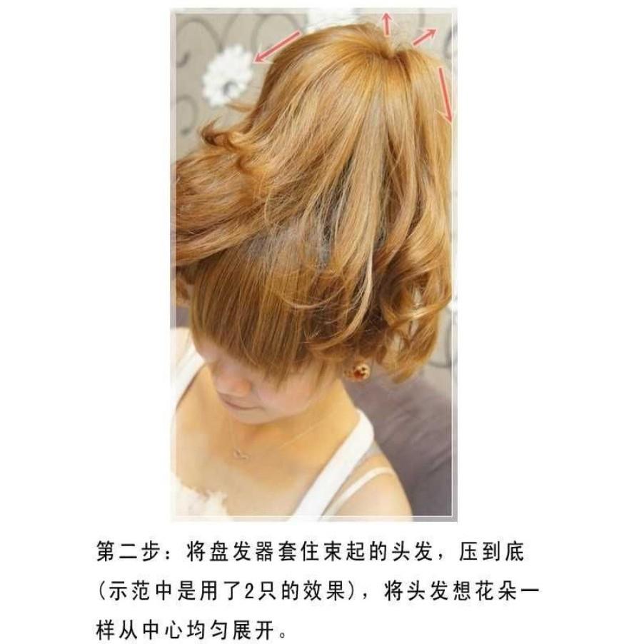 甜甜圈盤髮器 丸子頭花苞器 盤髮造型工具 包頭器 編髮器 美髮盤髮神器 伊代企業社-細節圖6
