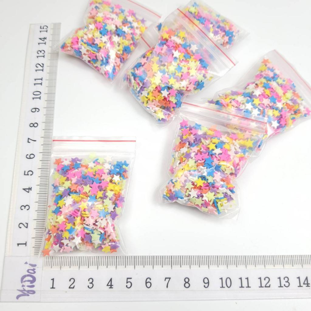 史萊姆材料包 流星球 裝飾球 保麗龍球 填充顆粒 史萊姆填充顆粒 彩色泡沫球 伊代企業社-細節圖4