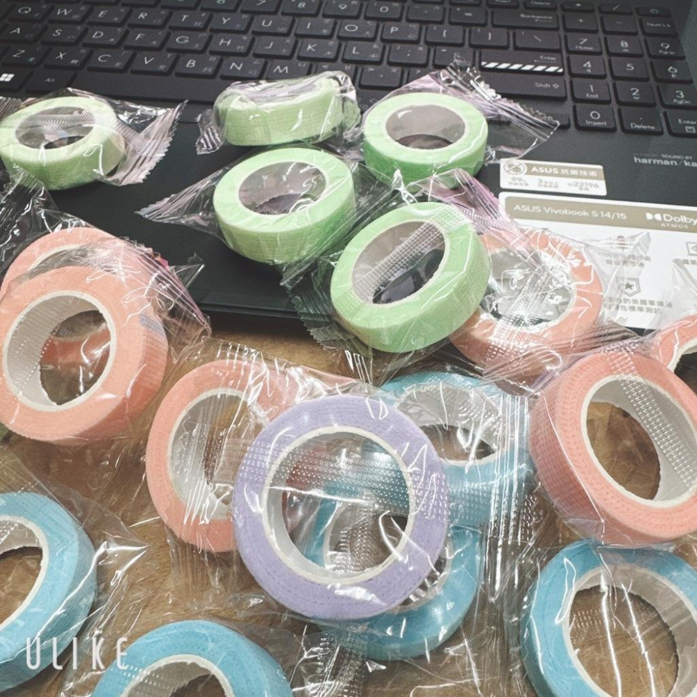 美睫隔離膠帶 下睫毛固定貼 美睫材料 無紡布眼部膠帶 嫁接睫毛專用 伊代企業社-細節圖2