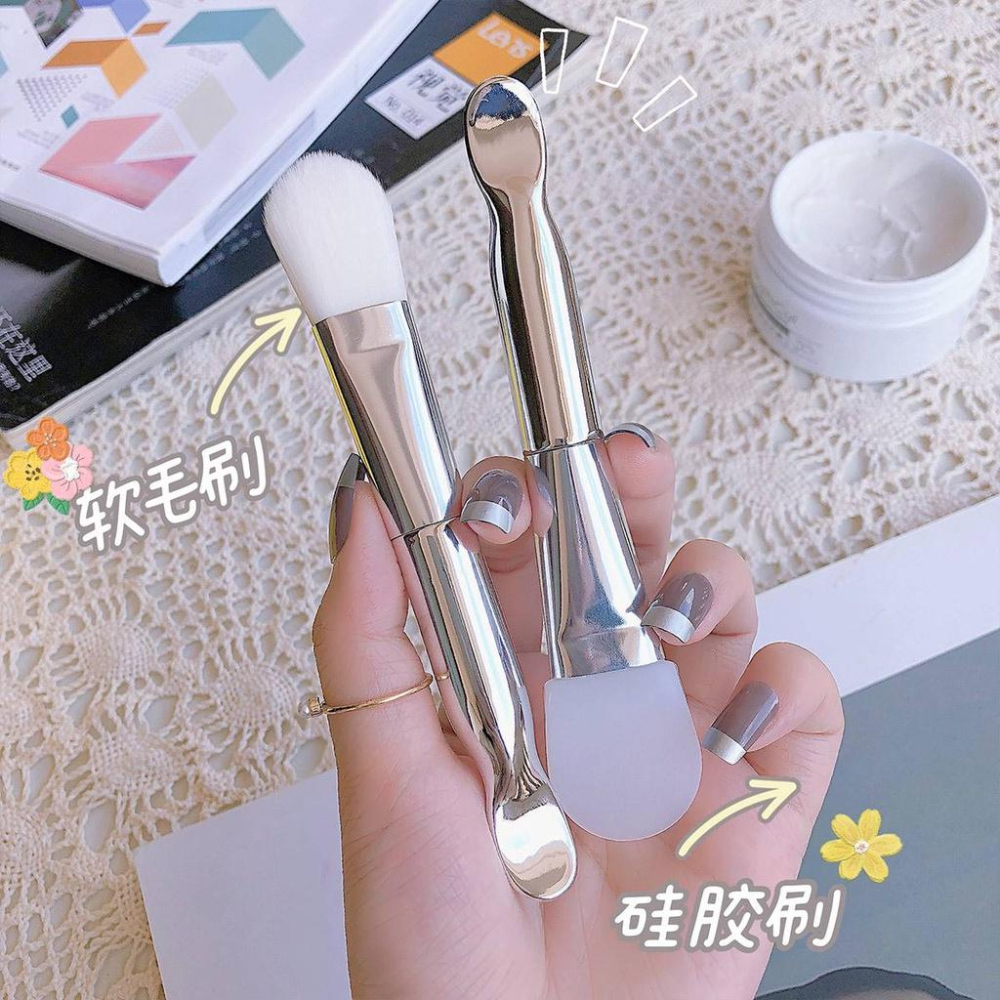 面膜刷 凍膜刷 敷臉刷 保養敷面刷 面膜泥刷 美容塗抹刷 護膚工具 伊代企業社-細節圖5