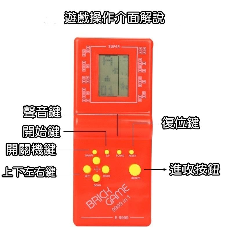 懷舊掌上遊戲機 俄羅斯方塊機 復古小遊戲機 兒童益智玩具 童年掌機 禮物推薦 伊代企業社-細節圖2
