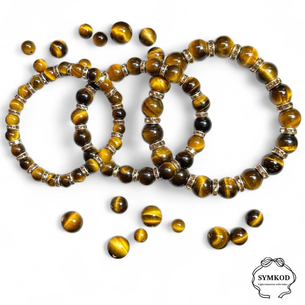 [辛‧寇德]黃虎眼石串珠 事業守護 星期二拜訪客戶x演講簡報x聚財行動力x 談判好氣場 台灣在地手串 贈消磁石及收納盒-細節圖6