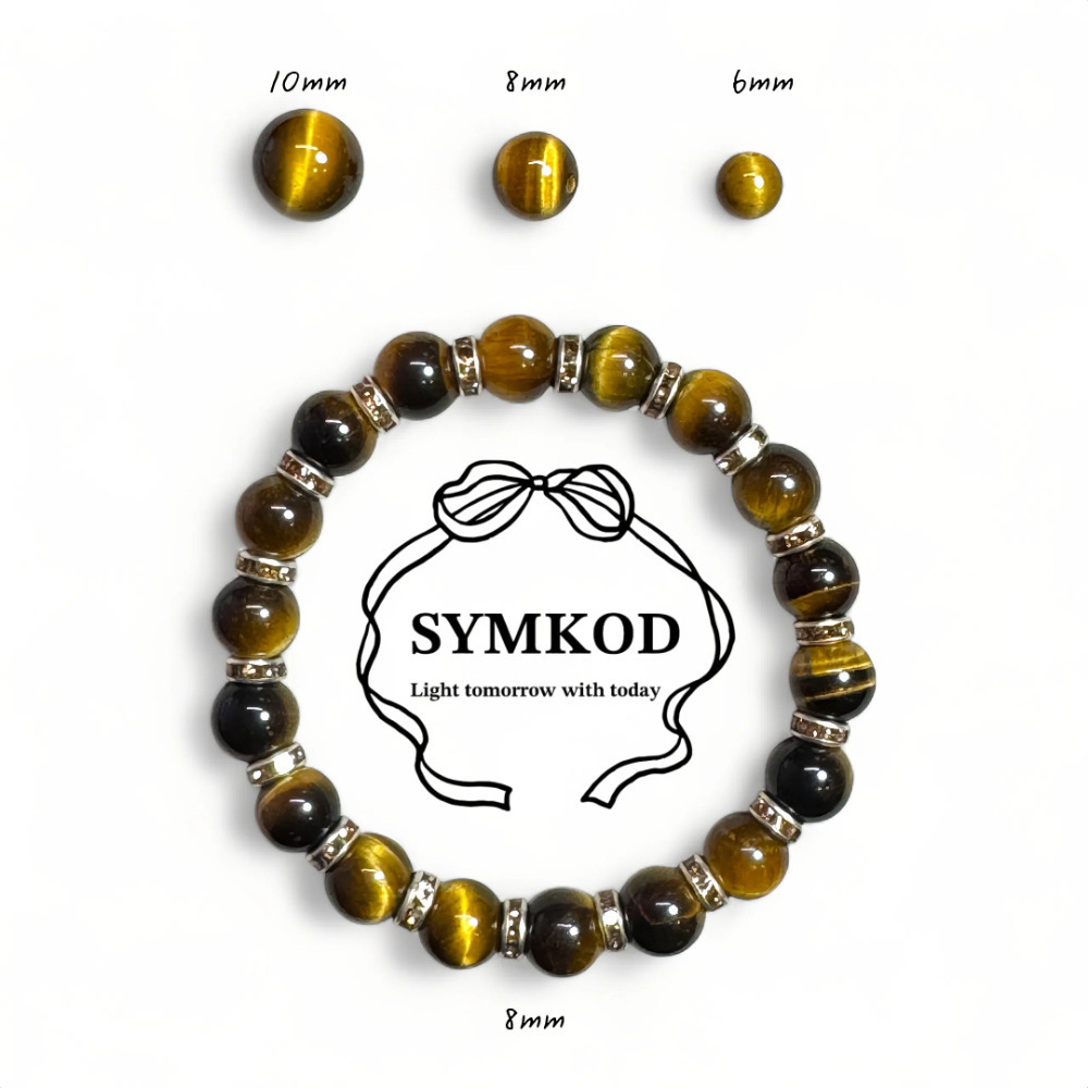 [辛‧寇德]黃虎眼石串珠 事業守護 星期二拜訪客戶x演講簡報x聚財行動力x 談判好氣場 台灣在地手串 贈消磁石及收納盒-規格圖9