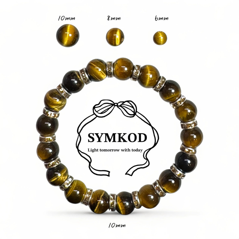 [辛‧寇德]黃虎眼石串珠 事業守護 星期二拜訪客戶x演講簡報x聚財行動力x 談判好氣場 台灣在地手串 贈消磁石及收納盒-規格圖9