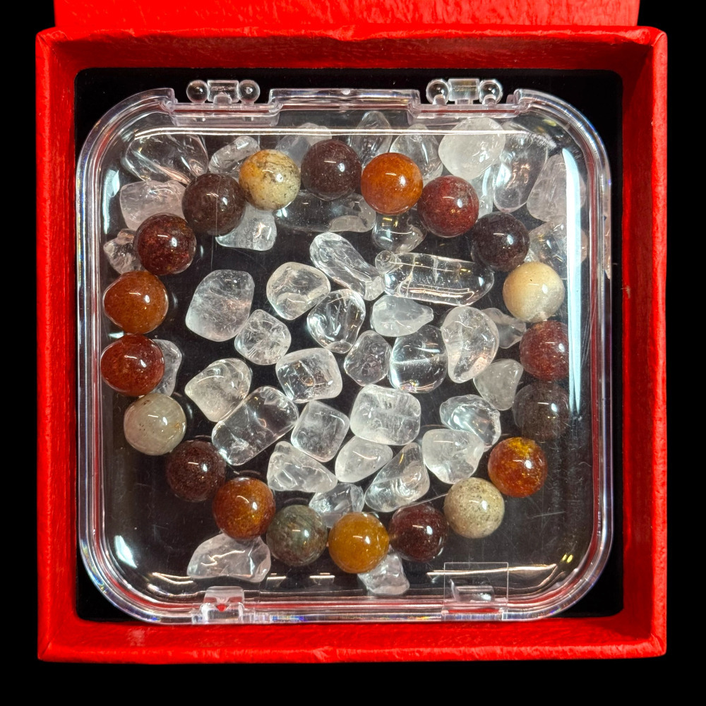 日系秋楓彩幽靈手鍊 暖橘色調 橘棕米白天然色澤 招財旺人氣 台灣手作僅此1條 快速出貨附禮盒 送禮自用皆宜-細節圖4