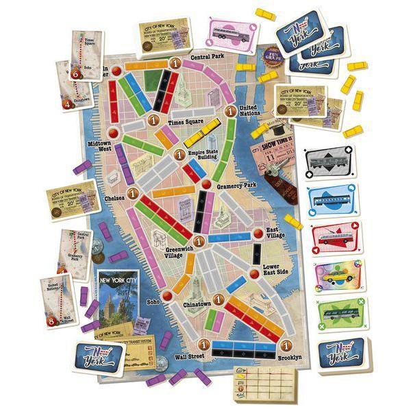 <滿千免運> 正版桌遊 鐵道任務: 紐約 Ticket to Ride: New York 繁體中文版-細節圖2