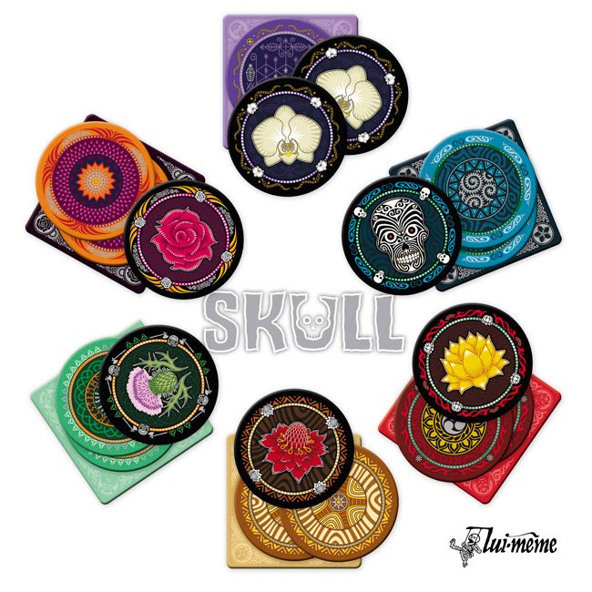 <滿千免運> 正版桌遊 骷髏牌 Skull 繁體中文版-細節圖4