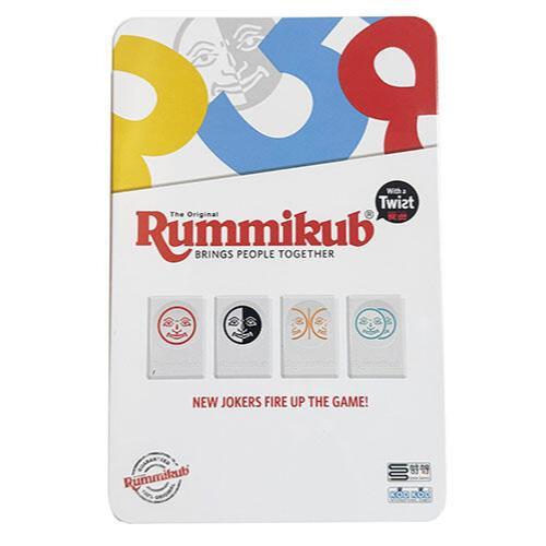 <滿千免運> 正版桌遊 拉密變臉外出型鐵盒版 Rummikub Twist Tin Mini 繁體中文版-細節圖2