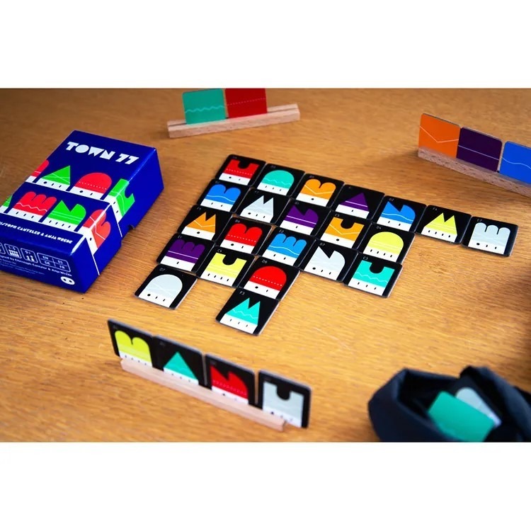 <滿千免運> 正版桌遊 小鎮77 Town 77 日文版(附繁體中文說明書)-細節圖3