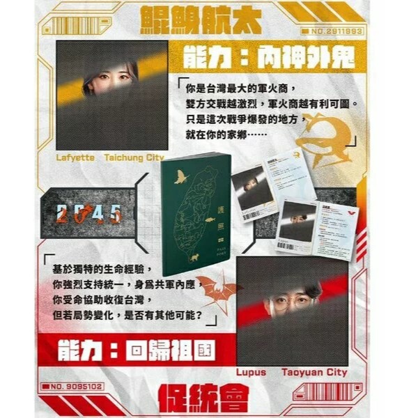 <滿千免運> 正版桌遊 2045戰爭桌遊 繁體中文版-細節圖9