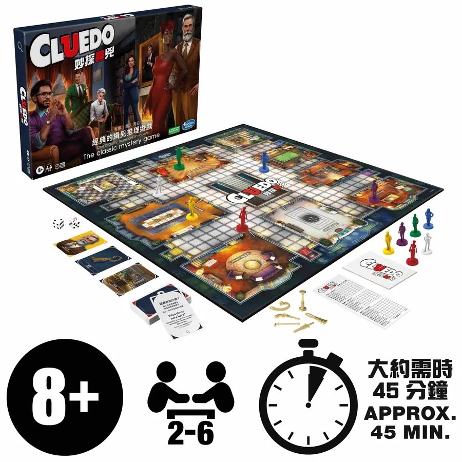 <滿千免運> 正版桌遊 妙探尋兇 經典遊戲組 (更新版) 中英文版-細節圖2