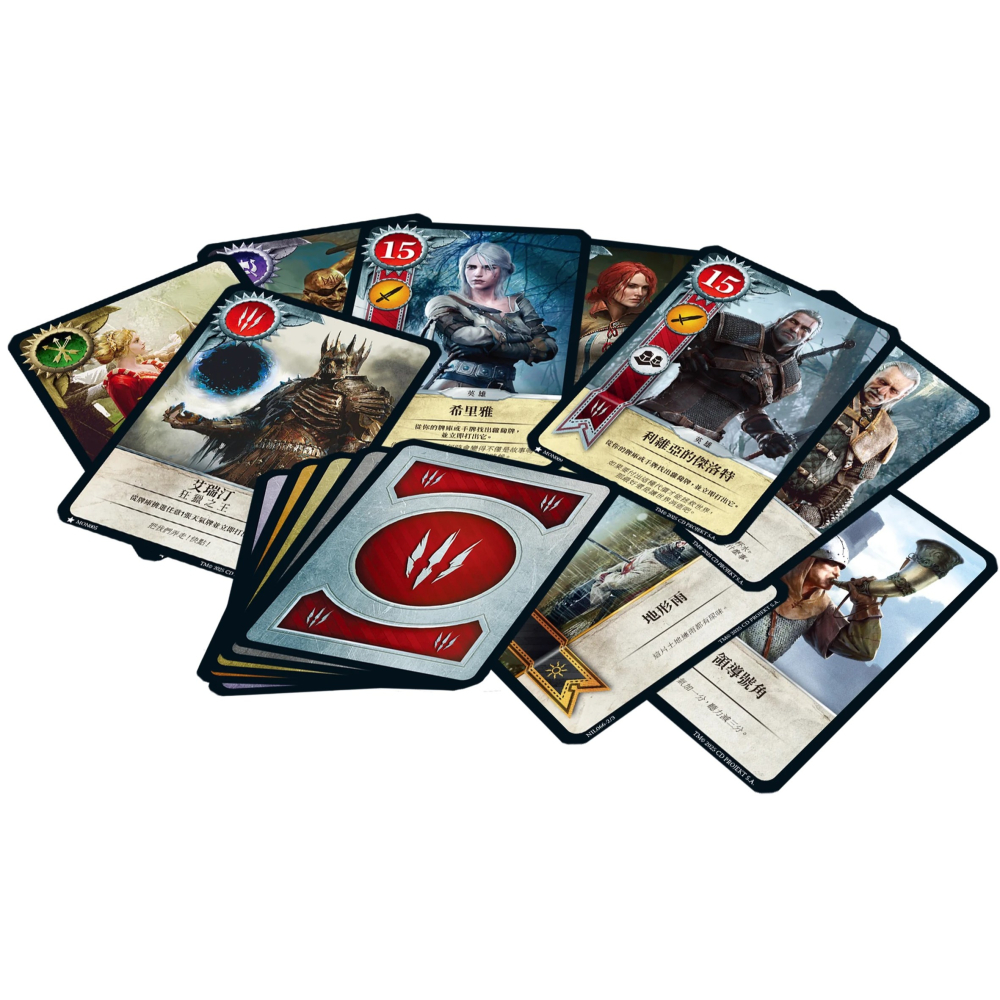 <孩子王桌遊> 滿千免運 正版桌遊 巫師昆特牌：傳奇之戰 gwent the legendary card 繁體中文版-細節圖3